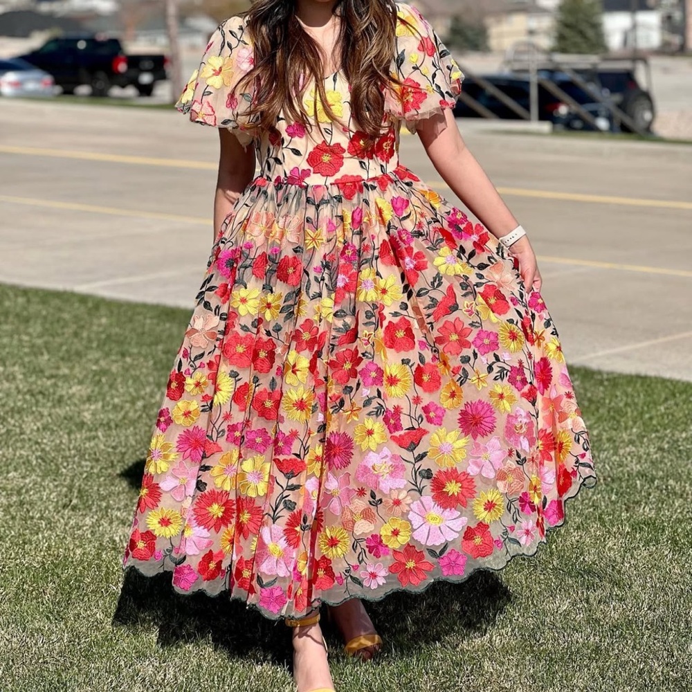 English garden dress